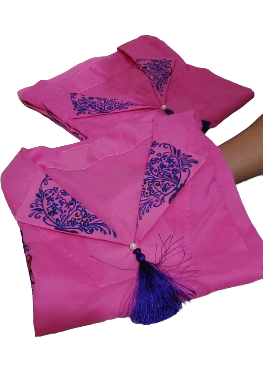Titli-Fusion Hand-Painted Single Ready Kurti/Top