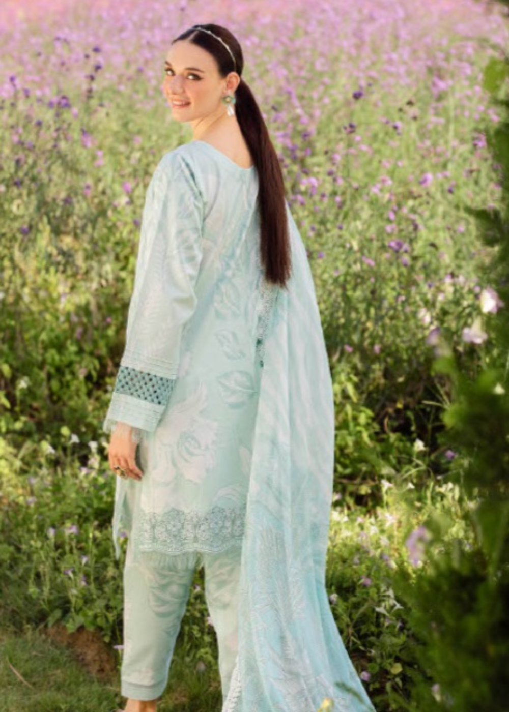 Jade Flora | Chikan & Printed Lawn '25