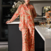 AsimJofa LoungeWear RedTwo AsimJofa | Lounge Wear 2Pc Pret