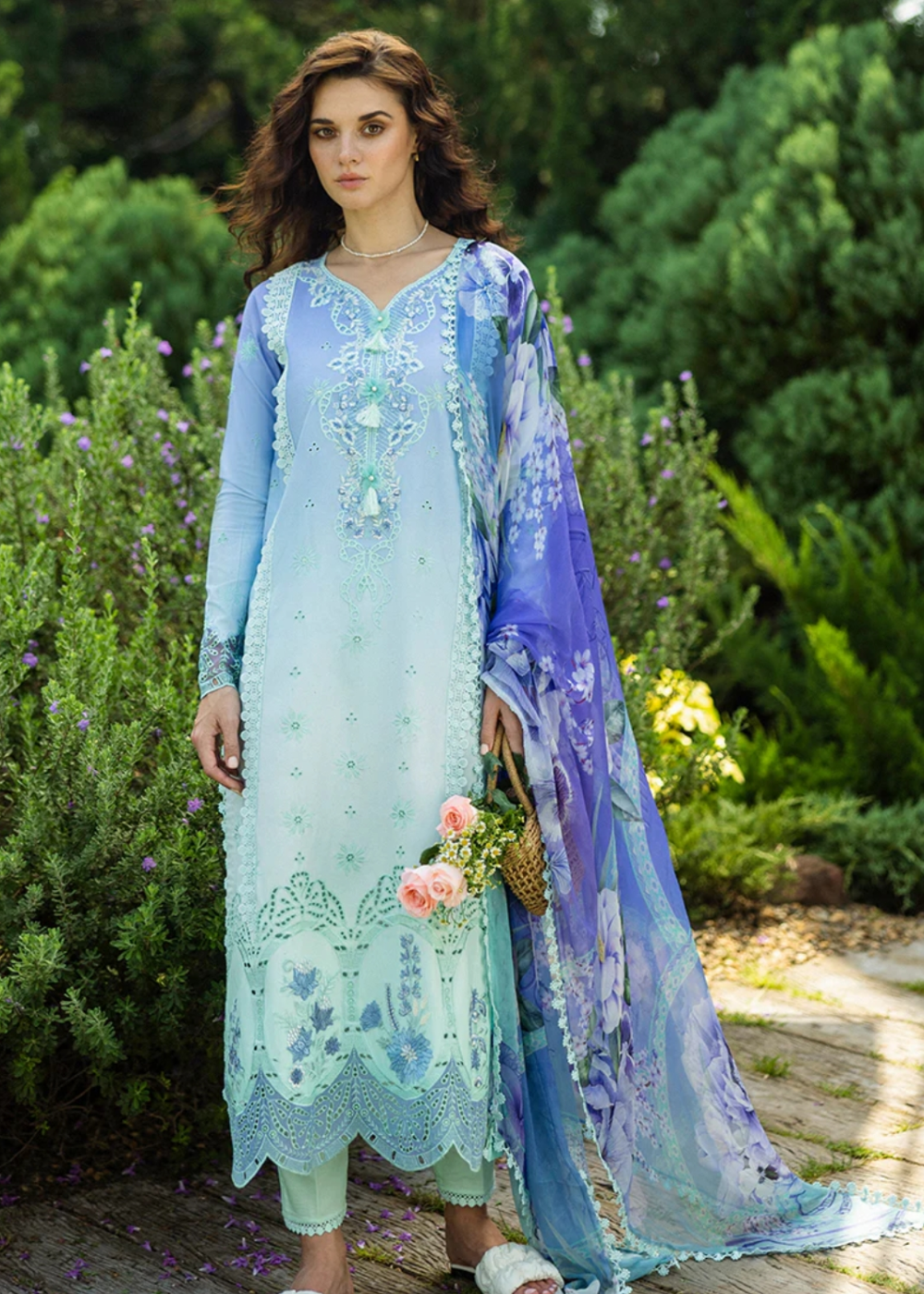 Mushq Solace Ombre Chikankari '25