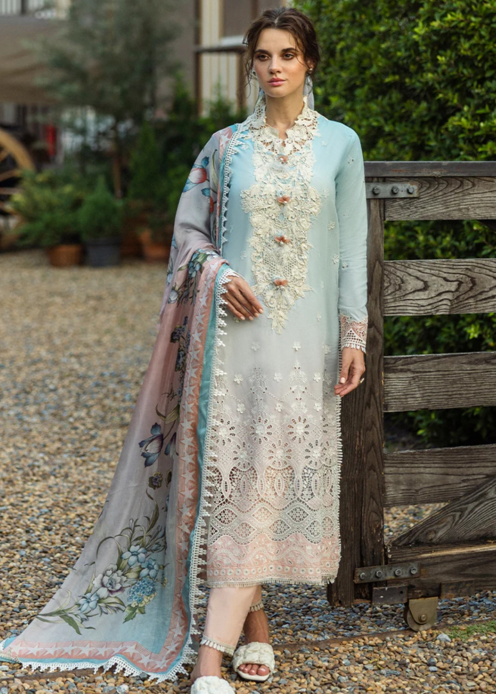 Mushq Solace Ombre Chikankari '25