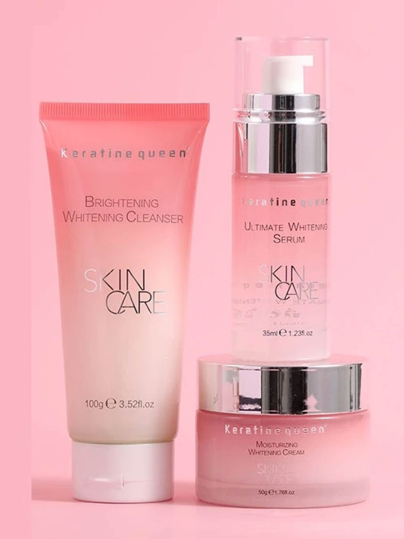 Keratine Queen Nicotinamide Whitening Moisturizing Combo Set