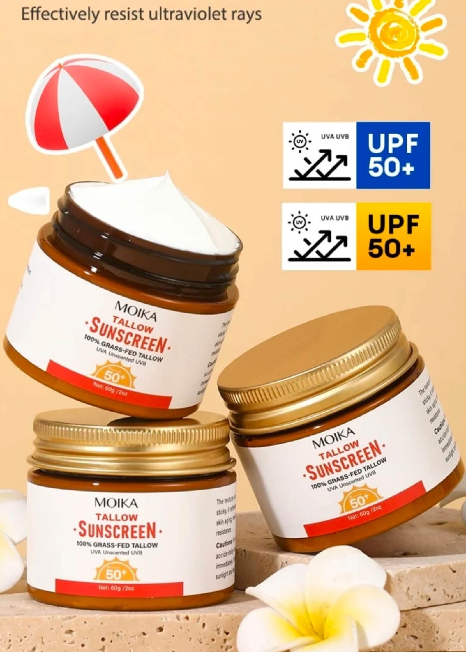 MOIKA Tallow Sunscreen SPF50+